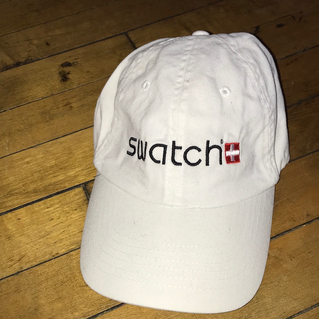 Swatch White Logo Baseball Cap